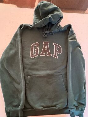 GAP Crewneck Hoodie in Green-Unisex.